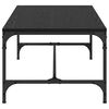 vidaXL Table basse Ch&ecirc;ne noir 100 x 50 x 35 cm Bois d'ing&eacute;nierie