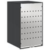 vidaXL Stockage de Poubelle &agrave; Roulettes avec Couvercle &agrave; Gaz Relevable pour Poubelle de 240L