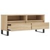 vidaXL Meuble TV chêne sonoma 100x34,5x44,5 cm bois d'ingénierie