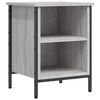 vidaXL Armoire &agrave; chaussures sonoma gris 38x35x50 cm bois d'ing&eacute;nierie