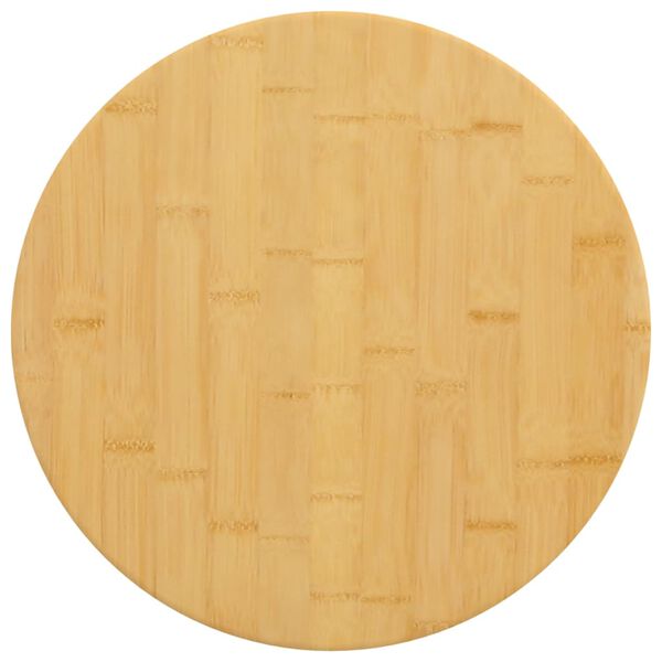 vidaXL Dessus de table &Oslash;30x2,5 cm bambou