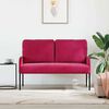 vidaXL Canap&eacute;s avec coussin 110cm Bordeaux Contreplaqu&eacute;