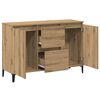 vidaXL Buffet chêne artisanal 102x35x70 cm bois d'ingénierie