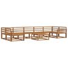 vidaXL Ensemble de canap&eacute;s d'ext&eacute;rieur 8 pcs Naturel