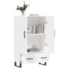vidaXL Buffet haut blanc 69,5x31x115 cm bois d'ing&eacute;nierie
