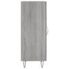vidaXL Buffet Sonoma gris 34,5x34x90 cm Bois d'ing&eacute;nierie