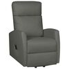 vidaXL Fauteuil Gris Similicuir