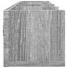 vidaXL Armoire murale sonoma gris 99x18x16,5 cm bois d'ing&eacute;nierie