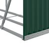 vidaXL Porte-b&ucirc;ches vert 180x45x100 cm acier galvanis&eacute;