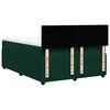 vidaXL Sommier &agrave; lattes de lit et matelas Vert fonc&eacute; 140x190cm Velours