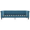 vidaXL Lit de jour avec gigogne sans matelas bleu 80x200 cm