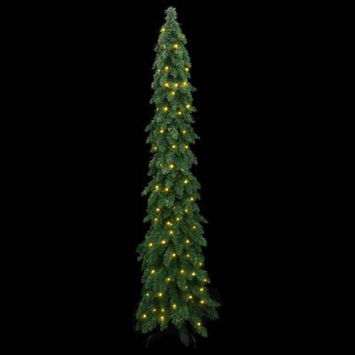 vidaXL Arbre de Noël artificiel pré-éclairé avec 100 LED 180 cm