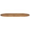 vidaXL Dessus de table 100x40x2,5 cm ovale bois massif de manguier