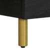 vidaXL Table de chevet noir 50x33x62 cm bois d'ing&eacute;nierie