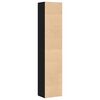 vidaXL Biblioth&egrave;que Ch&ecirc;ne noir 40x30x189 cm Bois d'ing&eacute;nierie