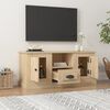 vidaXL Meuble TV ch&ecirc;ne sonoma 100x35,5x45 cm bois d'ing&eacute;nierie