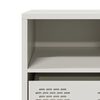 vidaXL Meuble TV blanc 101,5x39x43,5 cm acier lamin&eacute; &agrave; froid