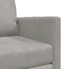 vidaXL Canap&eacute;-Lit 60cm Gris clair Velours