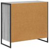 vidaXL Meuble d'appoint Gris Sonoma 79 x 36 x 75 cm Bois d'ing&eacute;nierie