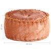 vidaXL Pouf Rond Velours 40x20 cm Rouille