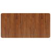 vidaXL Comptoir de salle de bain Marron fonc&eacute; 100x50x2,5cm Bois trait&eacute;