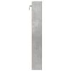vidaXL Armoire &agrave; vitrine gris b&eacute;ton 80x8,5x58 cm bois d'ing&eacute;nierie