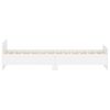 vidaXL Cadre de lit sans matelas blanc 100x200 cm bois d'ing&eacute;nierie