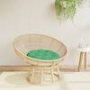 vidaXL Coussin rond vert &Oslash; 60 x11 cm tissu oxford