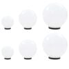 vidaXL 6 pcs Jeu de lampe boule &agrave; LED PMMA sph&eacute;rique 20/30/40 cm
