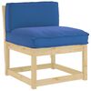 vidaXL Coussin Bleu royal 80 x 40 x 12 cm Tissu Oxford