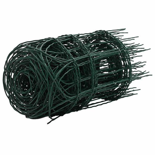 vidaXL Bordure de pelouse Fer enduit de poudre 10x0,4 m