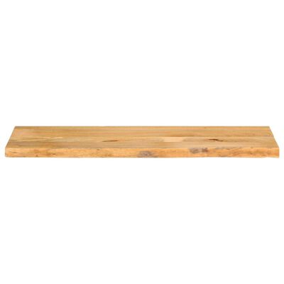 vidaXL Dessus de table à bord vivant 100x40x2,5cm bois massif manguier