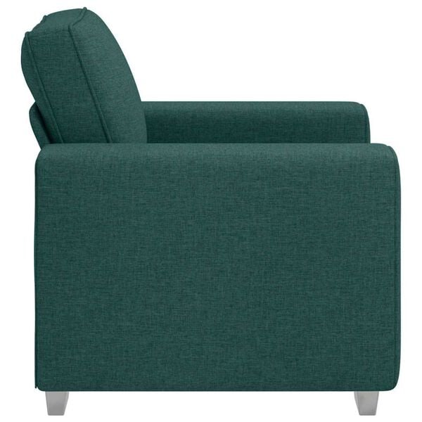 vidaXL Canap&eacute; Vert fonc&eacute; 100 x 77 x 82 cm tissu
