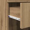 vidaXL Ensemble d'armoire de salle de bain TULUM Ch&ecirc;ne artisanal