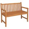 vidaXL Ensemble &agrave; manger de jardin 5pcs Bois de teck massif