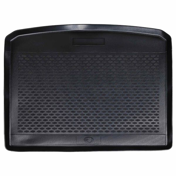 vidaXL Tapis de coffre Noir Caoutchouc