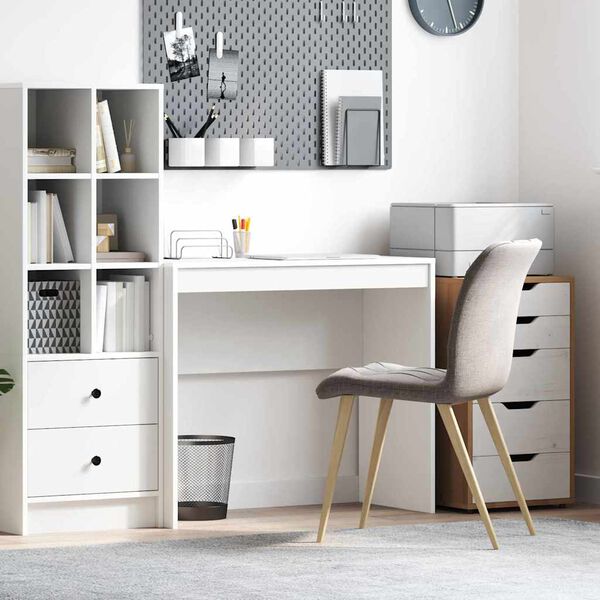 vidaXL Bureau Blanc 90 x 40 x 76 cm
