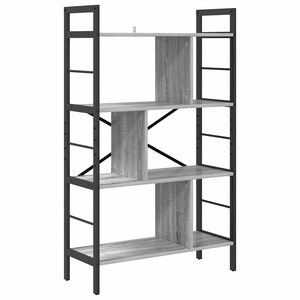 vidaXL &Eacute;tag&egrave;re Sonoma gris 75 x 30 x 123,5 cm Bois d'ing&eacute;nierie
