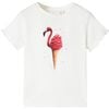 T-shirt enfants rose &eacute;cru 116