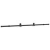 vidaXL Kit de quincaillerie de porte coulissante 213,5 cm acier noir