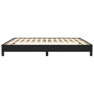 vidaXL Cadre de lit sans matelas noir 180x200 cm similicuir