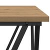 vidaXL Table basse 3 pcs Ch&ecirc;ne artisanal Bois d'ing&eacute;nierie et acier