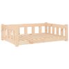 vidaXL Lit pour chien 95,5x65,5x28 cm bois de pin solide