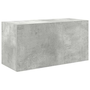 vidaXL Armoire murale de bain gris b&eacute;ton 60x25x30 cm bois d'ing&eacute;nierie