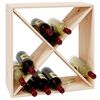 vidaXL Armoire &agrave; vin 62x25x62 cm Bois de pin massif