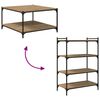 vidaXL &Eacute;tag&egrave;re &agrave; livres 4 pcs Marron 80 x 40 x 1,5 cm