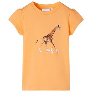 T-shirt pour enfants orange vif 92