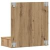 vidaXL Armoire Miroir avec &eacute;tag&egrave;re Ch&ecirc;ne artisanal 60 x 31,5 x 62 cm
