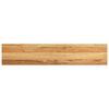 vidaXL Appuis de fen&ecirc;tre 2 pcs marron clair bois de ch&ecirc;ne massif