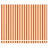 vidaXL Auvent Rétractable jaune et orange 400 ×300 cm tissu